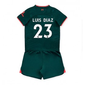 Baby Fußballbekleidung Liverpool Luis Diaz #23 3rd Trikot 2022-23 Kurzarm (+ kurze hosen)